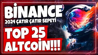 BİNANCE ALTCOİN SEPETİ KATLAYACAK ALTCOİN ANALİZİ BTC SON DURUM [upl. by Ahsinyd65]