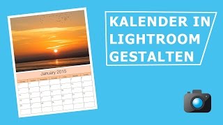 Kalender in Lightroom gestalten [upl. by Lind579]