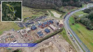 North Whiteley December 2023  Drone Overview [upl. by Yonah]