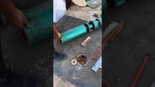 Waste Submersible Pump Motor Dismantling For Copper submersiblepump motor disassemble pump [upl. by Sedberry246]