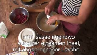 Leckeres Rezept für Käsekuchen mit Himbeeren [upl. by Nohsyar]