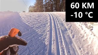 Classic cross country skiing 60 km  Finland Oulu Virpiniemi 2024 [upl. by Lednam]