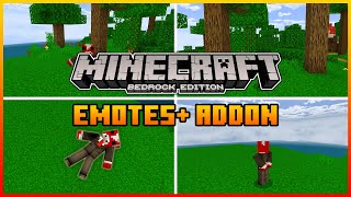 Emotes Plus AddOn for Minecraft  Minecraft Bedrock 119  120 [upl. by Liuka777]