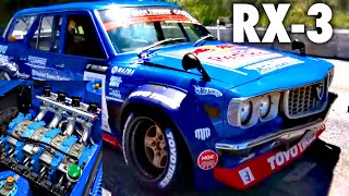 【4ローター NA】マッドマイク が操る マツダ サバンナ RX3 ワゴン が今 D1GP に降臨【VIDEO OPTION切り抜き TCP MAGIC Rocket Bunny R26B】 [upl. by Irtimid]