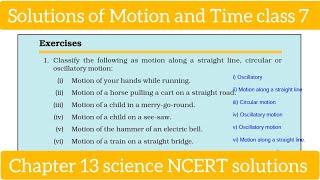 Motion and Time  Class 7 Science Chapter 13 Full Chapter [upl. by Barncard]