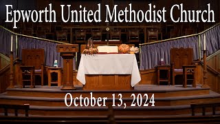 Epworth UMC online service for October 13 2024 [upl. by Noyart]