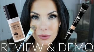 Makeup Forever ULTRA HD Foundation and Concealer Review  Demo [upl. by Plusch]