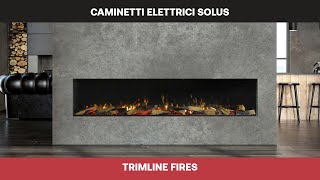 CAMINETTI ELETTRICI SOLUS 🔥✨ TRIMLINE FIRES [upl. by Eannyl]