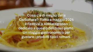 Il Festival della Carbonara di Abbiategrasso dal 24 al 26 maggio 2024 [upl. by Rehpotsirhk]