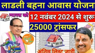 Ladli Behna Awas Yojana Mp 2024 ladli behna awas yojana update skyt722 [upl. by Albemarle549]