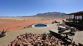 Namibrand Nature Reserve Namibia  Wolwedans Desert Lodge Mountain View Suite room tour [upl. by Aseek]