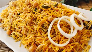 Basmati Reis mit Kichererbsen  chana pulao  4k basmati reis kochen [upl. by Vorster]