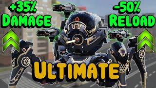 New Ultimate INVADER amp CORONA Buffs War Robots Test Server Gameplay WR [upl. by Child]