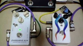 Landgraff Dynamic Overdrive ＆ ChuckTone Overdrive 809 Hand Wirering [upl. by Niatsirhc]