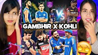 Gautam Gambhir amp Virat Kohli OnField Fights to OffField Friendship Moments 😍🔥  Reaction [upl. by Charlene]