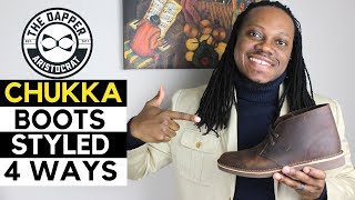 4 Ways to Style Chukka Boots  4 Ways to Wear Chukka Boots [upl. by Derian]