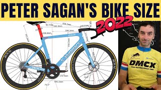 What is Peter Sagan 2022 Bike Size DMCX [upl. by Einaoj423]