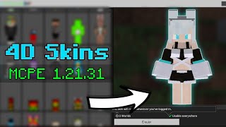 4D5D Skin Pack for Minecraft PE 12131  Working on Servers  Android iOS amp PC [upl. by Kayle957]