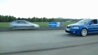 Skoda Octavia RS 20TFSi 240HP vs Leon Cupra4 210PS TDI  Mimonske valky 16  WWWDPRACECOM [upl. by Amary793]