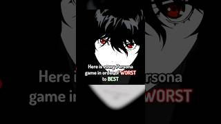 Rating every Persona game WORST to BEST according to Metacritic Score [upl. by Grant849]