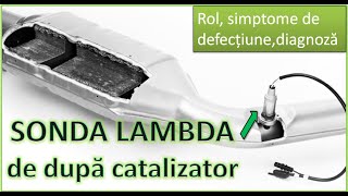 SONDA LAMBDA de după catalizator  simptome de defecțiune [upl. by Cacka]