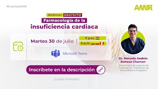 Webinar Farmacología de la Insuficiencia Cardíaca💊 [upl. by Choo706]