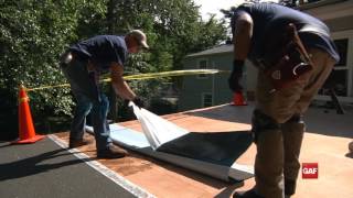 How to Install a MineralSurfaced Leak Barrier  GAF WeatherWatch [upl. by Lrig]