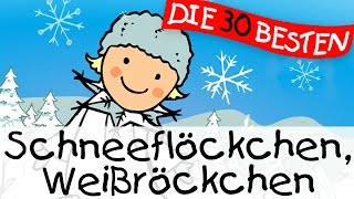 Schneeflöckchen Weißröckchen  Weihnachtslieder zum Mitsingen  Kinderlieder [upl. by Scevor]