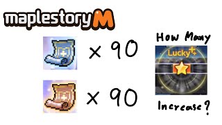 MapleStory M  Star Force Event  How many increase [upl. by Irik331]