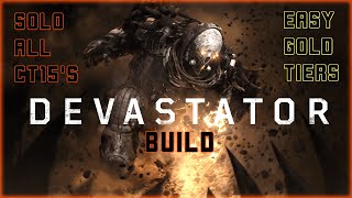 Best Devastator Build To Solo All CT15 Gold Tier Expeditions Outriders  Devastator [upl. by Land]