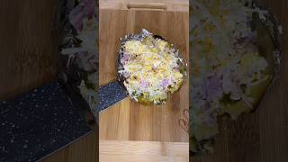 Potatoes baking potato kumpir recipe foodvideos foodshorts [upl. by Snah667]