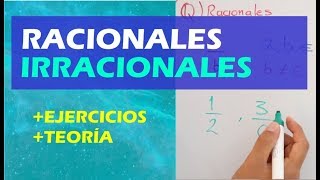 🌟 ¿CUALES NÚMEROS RACIONALES E IRRACIONALES [upl. by Nitsua267]