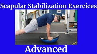 Scapular Stability Exercises Advanced [upl. by Yrmac]