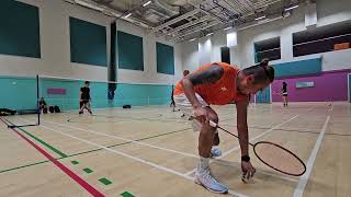 Yonex Arcsaber 11 Pro  London Powershuttlers Club Session  KarlRoy vs MatCel [upl. by Riordan604]