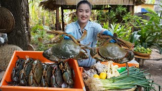 quot Huge mud crabs   Yummy 3 recipes with mud crabs  Amazing cooking video [upl. by Janetta]