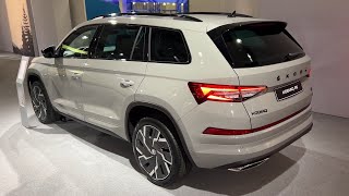 New Skoda KODIAQ RS 2022  FIRST LOOK amp visual REVIEW exterior amp interior [upl. by Sharron942]