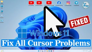 How to Fix Cursor Problem Windows 11  Cursor Freezes Cursor Hangs Cursor Disappears Cursor Jumps [upl. by Pedro]