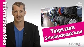 Schulrucksack So kaufen Sie den perfekten Rucksack für die Schule [upl. by Lenes92]