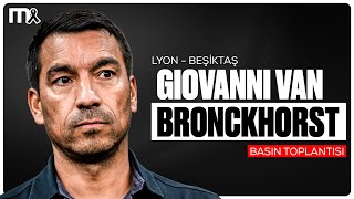 Giovanni van Bronckhorst Maç Sonu Basın Toplantısı  Canlı Yayın [upl. by Eadrahc]