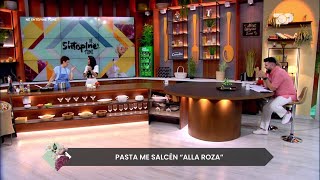 Roza Lati gatuan për herë të parë LIVE recetën e saj me spaghetti  Në Shtëpinë Tonë [upl. by Domineca]