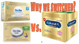 Similac Gain Vs Enfamil A Why we switched baby formula  Enfamil A Nura pro  AlexOnly [upl. by Conall]