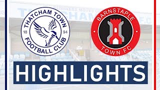 Thatcham Town FC vs Barnstaple Town FC  Highlights [upl. by Bekki]