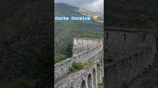 Corte Corsica  citadelle des montagnes vue panoramique ville amp église vlog corse corsica [upl. by Pogah]