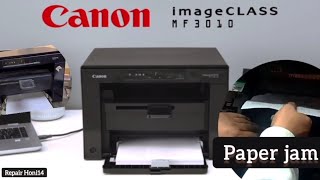 Canon MF3010 printers Problem Paper jam problem  Half Paper jam line prob [upl. by Margaretha]