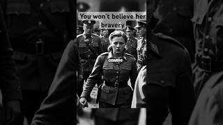 You won’t believe her bravery history historicalfacts worldwar2 historical war bravewomen [upl. by Nwavahs672]