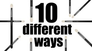 10 DIFFERENT WAYS TO USE A MAC 217 BRUSH FULL DEMO PLUS DUPES [upl. by Einafats941]