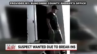 Buncombe Co Sheriffs Office Searching for Breaking and Entering Suspect [upl. by Adnimra863]