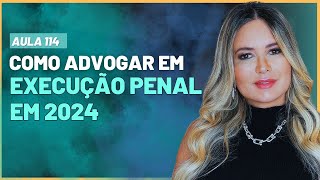 Aula 114  Como Advogar na Execução Penal [upl. by Hogue]