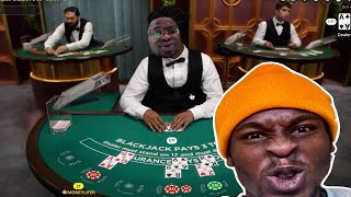 MASSIVE 8 HAND Win Streak Budget Blackjack 25 [upl. by Gilbye]