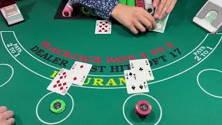 BLACKJACK 2000 BUY IN 2 PLAYER SESSION [upl. by Aitahs]